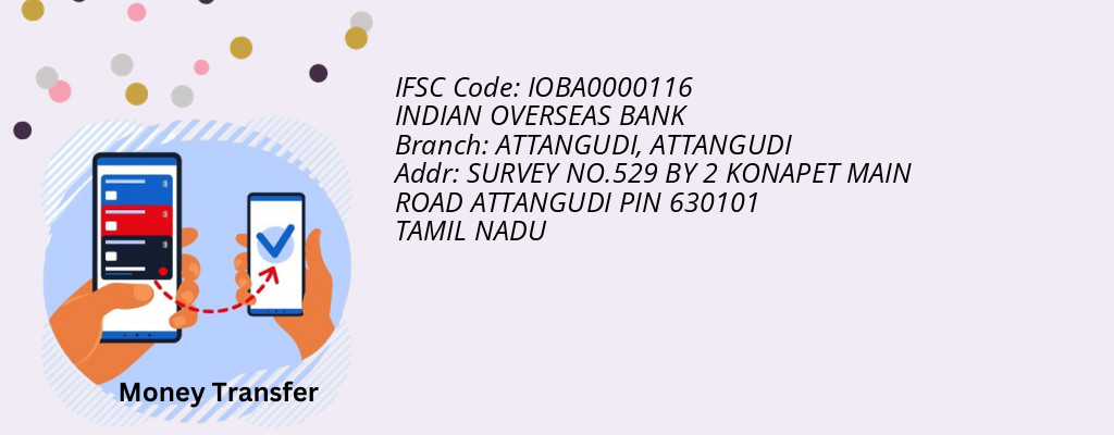 Find INDIAN OVERSEAS BANK IFSC Code ATTANGUDI - ATTANGUDI Branch