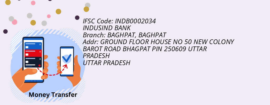 Find INDUSIND BANK IFSC Code BAGHPAT - BAGHPAT Branch