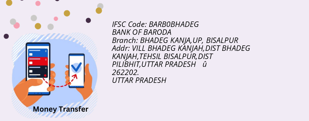 Find BANK OF BARODA IFSC Code BISALPUR - BHADEG KANJA,UP Branch
