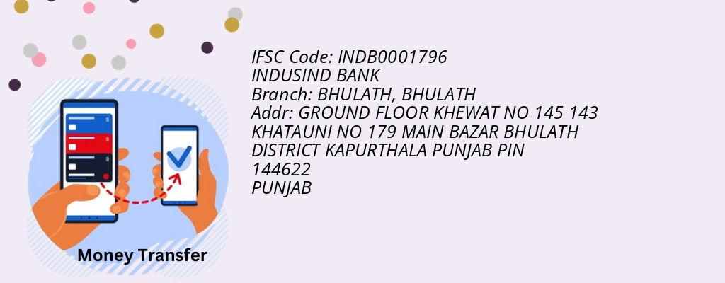 Find INDUSIND BANK IFSC Code BHULATH - BHULATH Branch Find INDUSIND BANK IFSC Code BHULATH - BHULATH Branch
