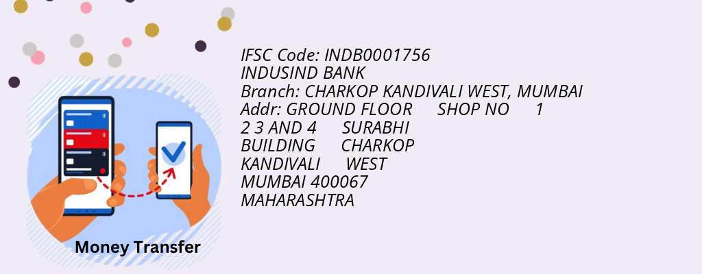 Find INDUSIND BANK IFSC Code MUMBAI - CHARKOP KANDIVALI WEST Branch Find INDUSIND BANK IFSC Code MUMBAI - CHARKOP KANDIVALI WEST Branch