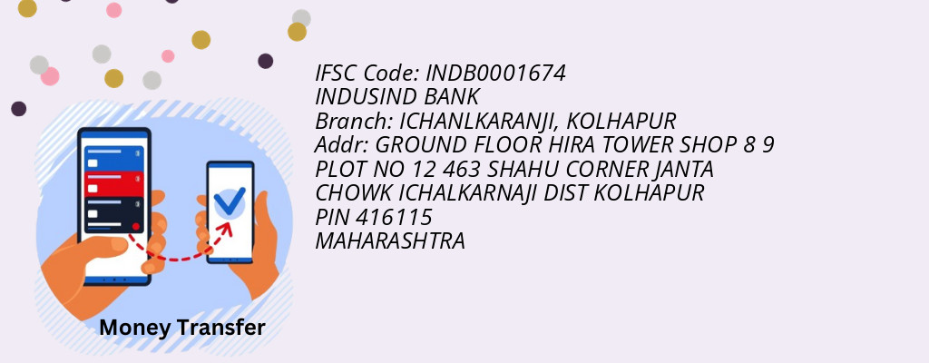 Find INDUSIND BANK IFSC Code KOLHAPUR - ICHANLKARANJI Branch