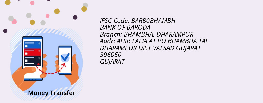 Find BANK OF BARODA IFSC Code DHARAMPUR - BHAMBHA Branch