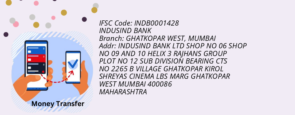 Find INDUSIND BANK IFSC Code MUMBAI - GHATKOPAR WEST Branch Find INDUSIND BANK IFSC Code MUMBAI - GHATKOPAR WEST Branch