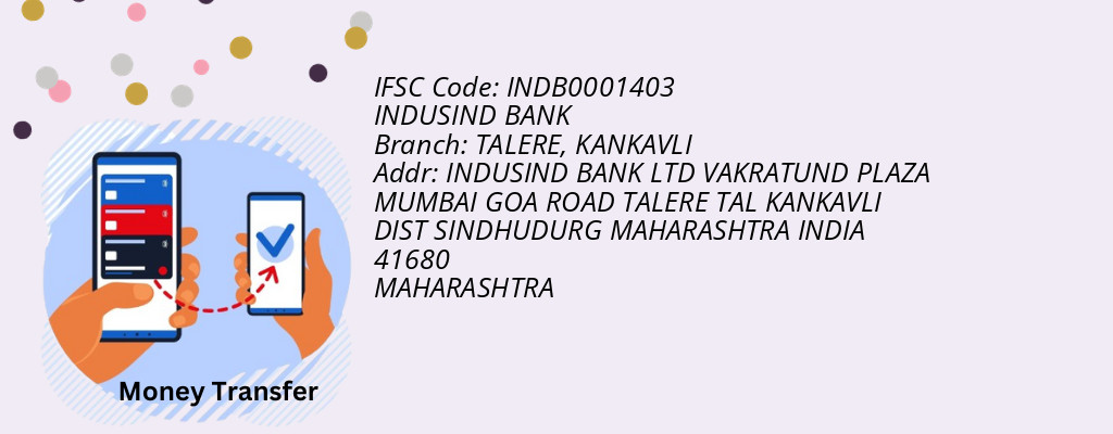 Find INDUSIND BANK IFSC Code KANKAVLI - TALERE Branch Find INDUSIND BANK IFSC Code KANKAVLI - TALERE Branch
