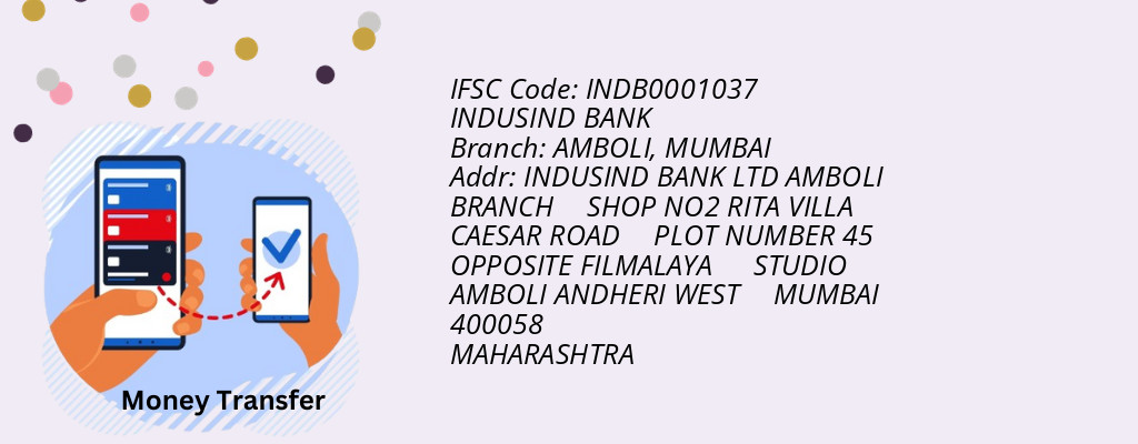 Find INDUSIND BANK IFSC Code MUMBAI - AMBOLI Branch