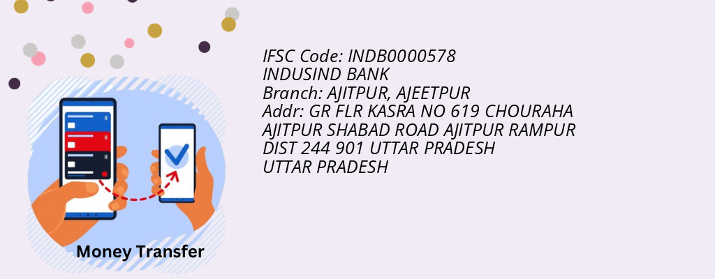 Find INDUSIND BANK IFSC Code AJEETPUR - AJITPUR Branch