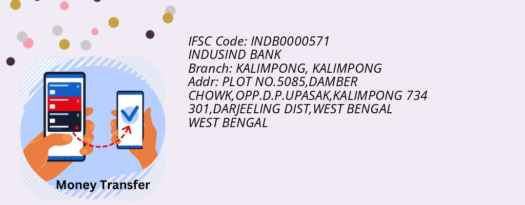 Find INDUSIND BANK IFSC Code KALIMPONG - KALIMPONG Branch