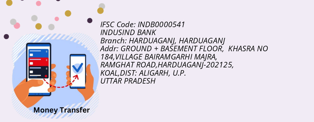 Find INDUSIND BANK IFSC Code HARDUAGANJ - HARDUAGANJ Branch