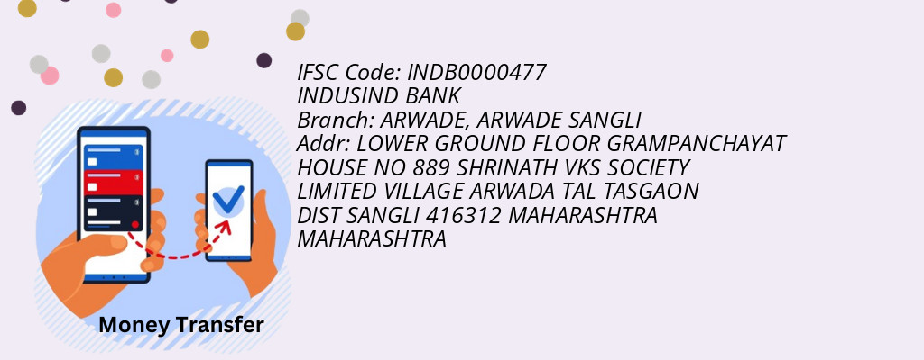 Find INDUSIND BANK IFSC Code ARWADE SANGLI - ARWADE Branch
