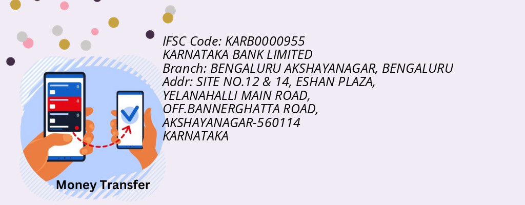 Find KARNATAKA BANK IFSC Code BENGALURU - BENGALURU AKSHAYANAGAR Branch Find KARNATAKA BANK IFSC Code BENGALURU - BENGALURU AKSHAYANAGAR Branch