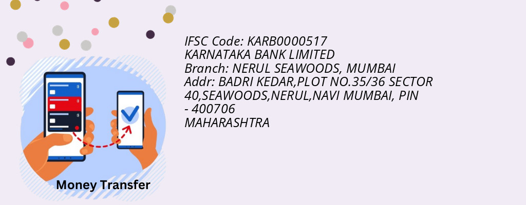 Find KARNATAKA BANK IFSC Code MUMBAI - NERUL SEAWOODS Branch Find KARNATAKA BANK IFSC Code MUMBAI - NERUL SEAWOODS Branch