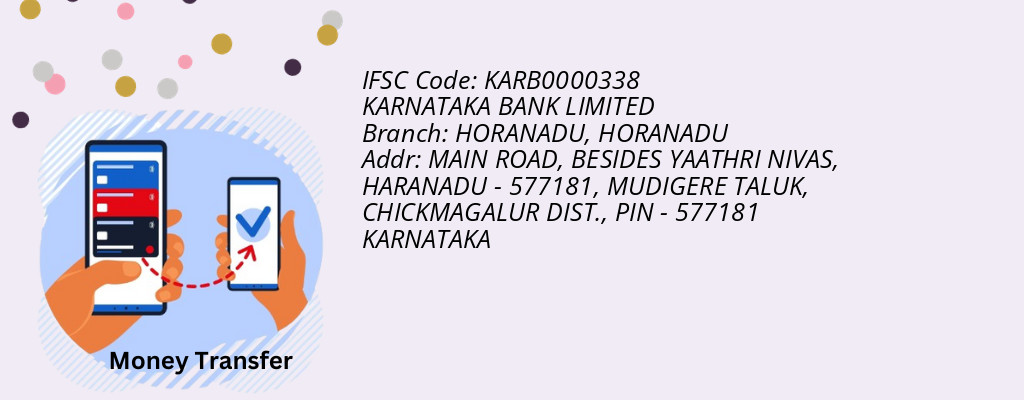 Find KARNATAKA BANK IFSC Code HORANADU - HORANADU Branch Find KARNATAKA BANK IFSC Code HORANADU - HORANADU Branch