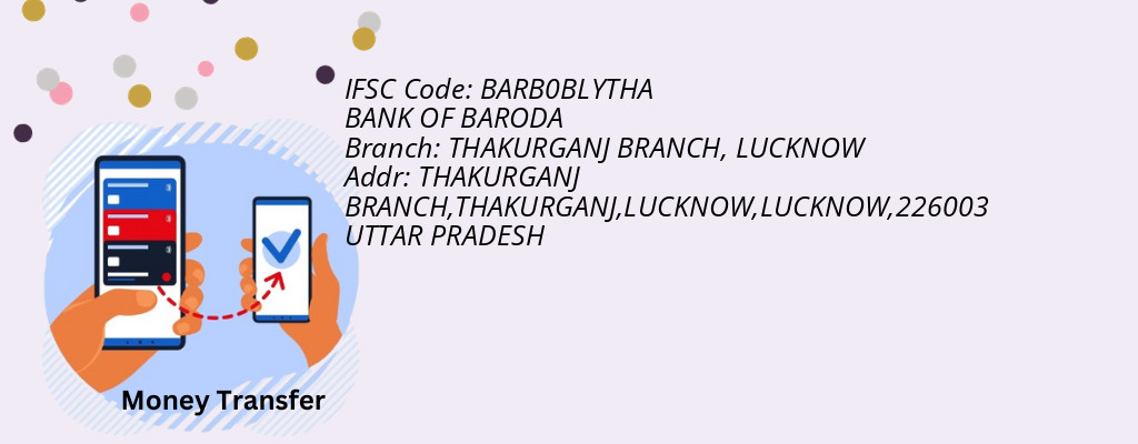 Find BANK OF BARODA IFSC Code LUCKNOW - THAKURGANJ BRANCH Branch