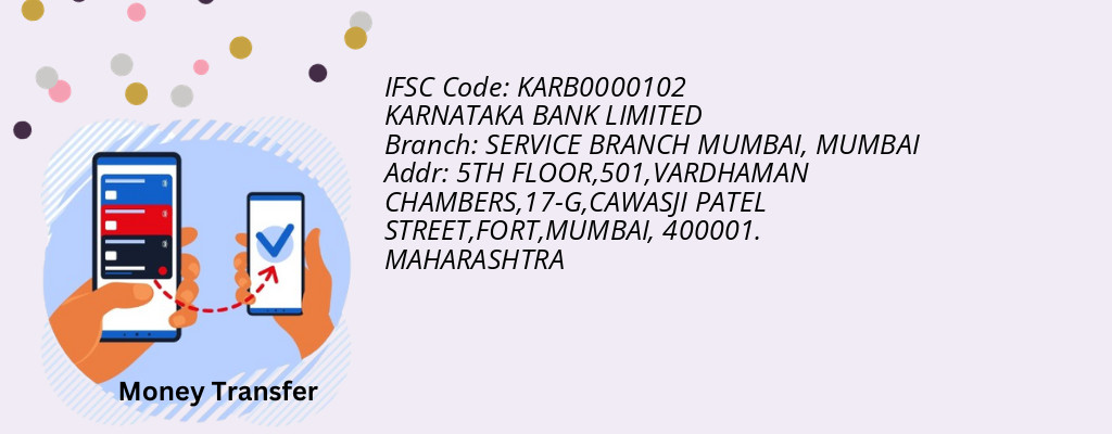 Find KARNATAKA BANK IFSC Code MUMBAI - SERVICE BRANCH MUMBAI Branch Find KARNATAKA BANK IFSC Code MUMBAI - SERVICE BRANCH MUMBAI Branch