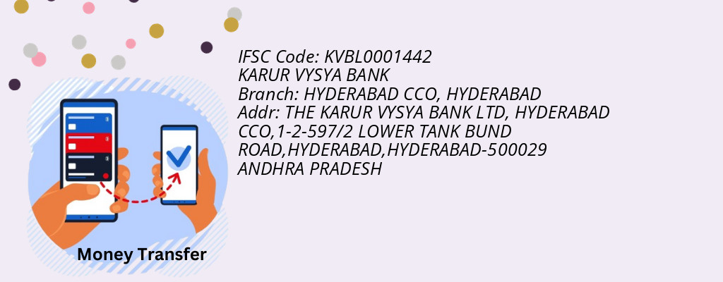 Find KARUR VYSYA BANK IFSC Code HYDERABAD - HYDERABAD CCO Branch Find KARUR VYSYA BANK IFSC Code HYDERABAD - HYDERABAD CCO Branch