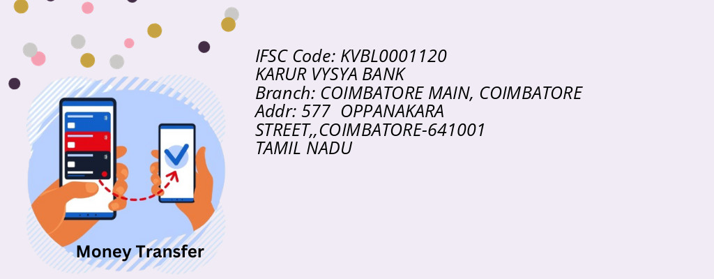 Find KARUR VYSYA BANK IFSC Code COIMBATORE - COIMBATORE MAIN Branch Find KARUR VYSYA BANK IFSC Code COIMBATORE - COIMBATORE MAIN Branch
