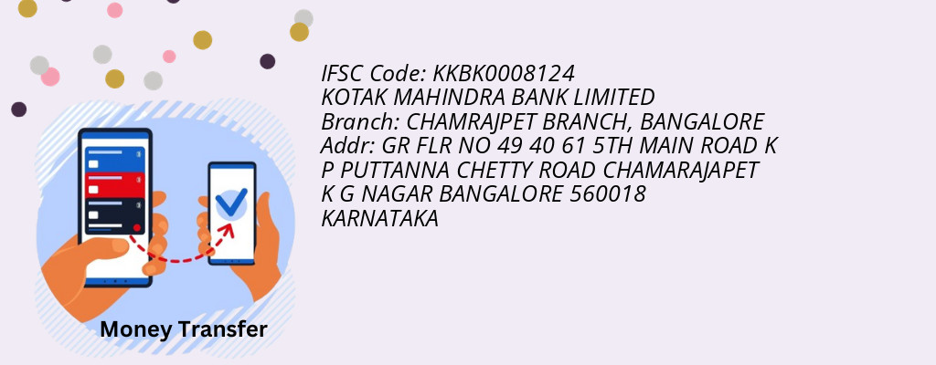 Find KOTAK MAHINDRA BANK IFSC Code BANGALORE - CHAMRAJPET BRANCH Branch Find KOTAK MAHINDRA BANK IFSC Code BANGALORE - CHAMRAJPET BRANCH Branch