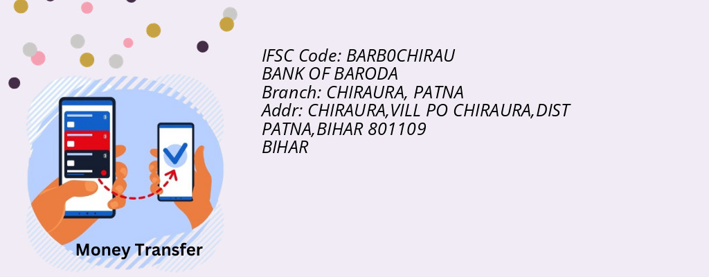 Find BANK OF BARODA IFSC Code PATNA - CHIRAURA Branch