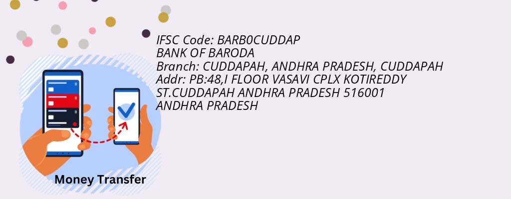 Find BANK OF BARODA IFSC Code CUDDAPAH - CUDDAPAH, ANDHRA PRADESH Branch Find BANK OF BARODA IFSC Code CUDDAPAH - CUDDAPAH, ANDHRA PRADESH Branch