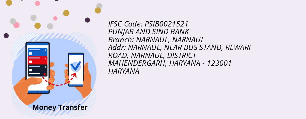 Find PUNJAB AND SIND BANK IFSC Code NARNAUL - NARNAUL Branch Find PUNJAB AND SIND BANK IFSC Code NARNAUL - NARNAUL Branch