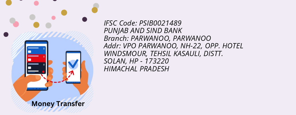 Find PUNJAB AND SIND BANK IFSC Code PARWANOO - PARWANOO Branch