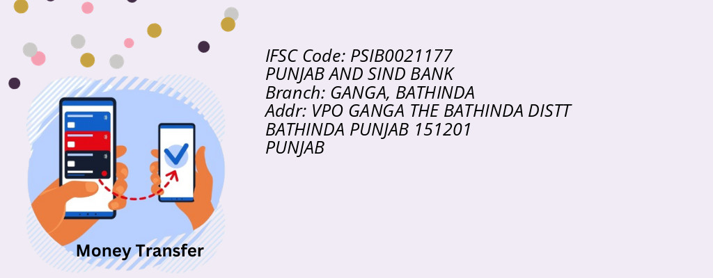 Find PUNJAB AND SIND BANK IFSC Code BATHINDA - GANGA Branch