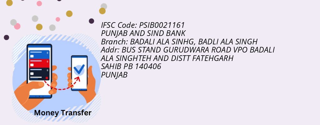 Find PUNJAB AND SIND BANK IFSC Code BADLI ALA SINGH - BADALI ALA SINHG Branch