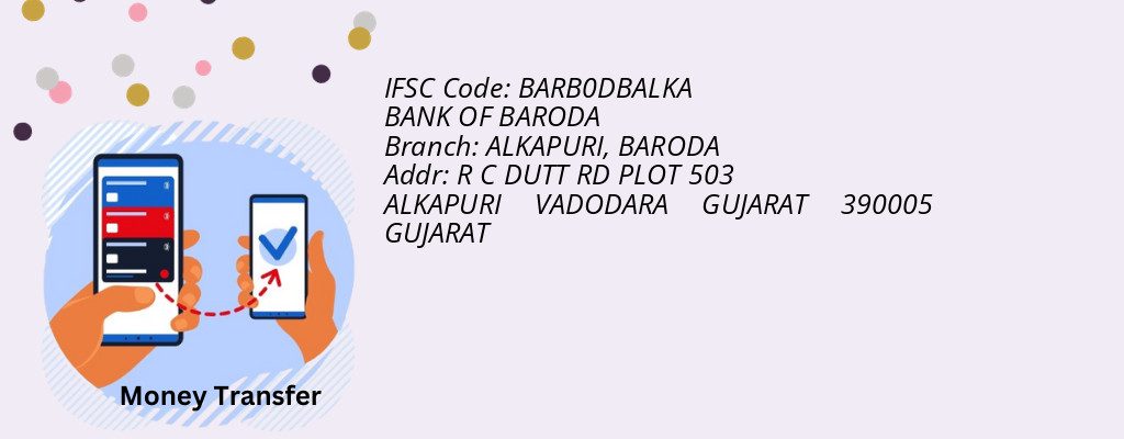 Find BANK OF BARODA IFSC Code BARODA - ALKAPURI Branch