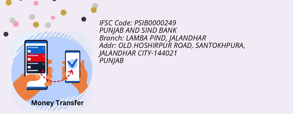 Find PUNJAB AND SIND BANK IFSC Code JALANDHAR - LAMBA PIND Branch