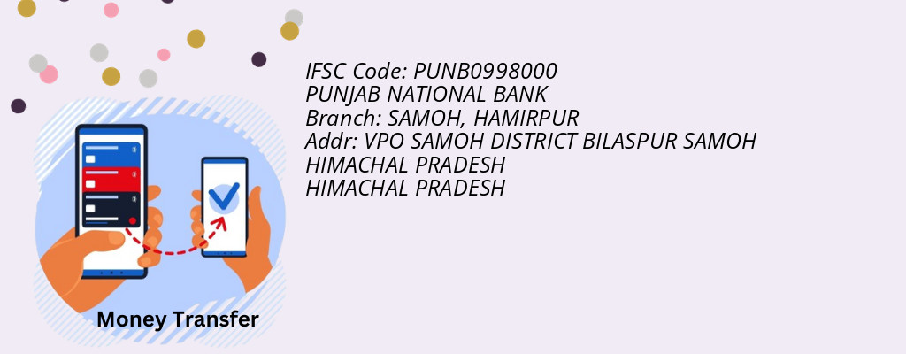 Find PUNJAB NATIONAL BANK IFSC Code HAMIRPUR - SAMOH Branch