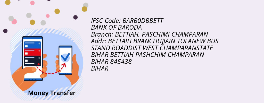 Find BANK OF BARODA IFSC Code PASCHIMI CHAMPARAN - BETTIAH Branch