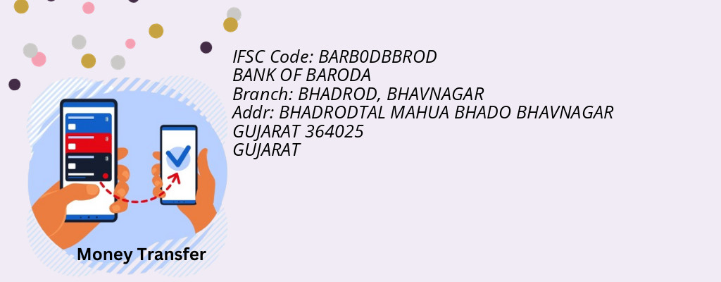 Find BANK OF BARODA IFSC Code BHAVNAGAR - BHADROD Branch