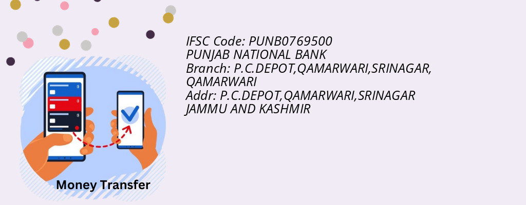 Find PUNJAB NATIONAL BANK IFSC Code QAMARWARI - P.C.DEPOT,QAMARWARI,SRINAGAR Branch