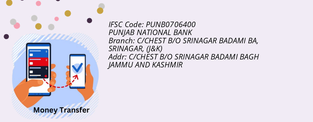 Find PUNJAB NATIONAL BANK IFSC Code SRINAGAR, (J&K) - C/CHEST B/O SRINAGAR BADAMI BA Branch