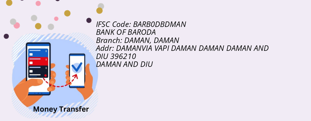 Find BANK OF BARODA IFSC Code DAMAN - DAMAN Branch