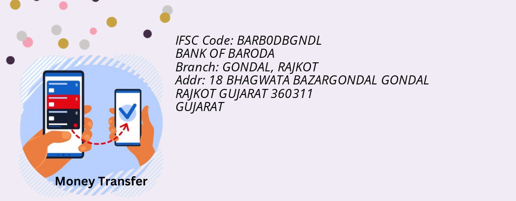 Find BANK OF BARODA IFSC Code RAJKOT - GONDAL Branch