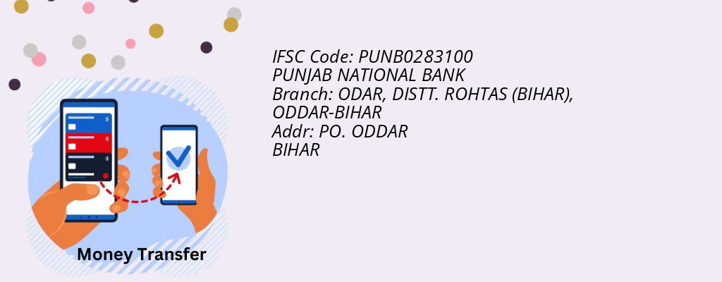 Find PUNJAB NATIONAL BANK IFSC Code ODDAR-BIHAR - ODAR, DISTT. ROHTAS (BIHAR) Branch