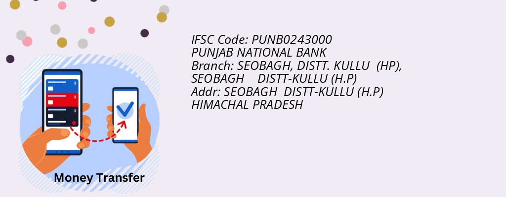 Find PUNJAB NATIONAL BANK IFSC Code SEOBAGH DISTT-KULLU (H.P) - SEOBAGH, DISTT. KULLU (HP) Branch Find PUNJAB NATIONAL BANK IFSC Code SEOBAGH DISTT-KULLU (H.P) - SEOBAGH, DISTT. KULLU (HP) Branch
