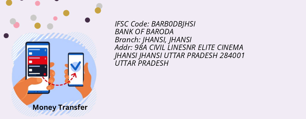 Find BANK OF BARODA IFSC Code JHANSI - JHANSI Branch