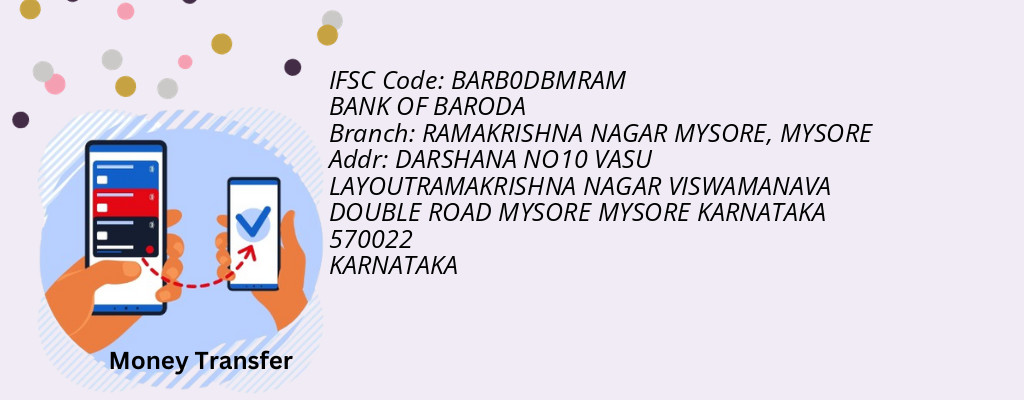 Find BANK OF BARODA IFSC Code MYSORE - RAMAKRISHNA NAGAR MYSORE Branch