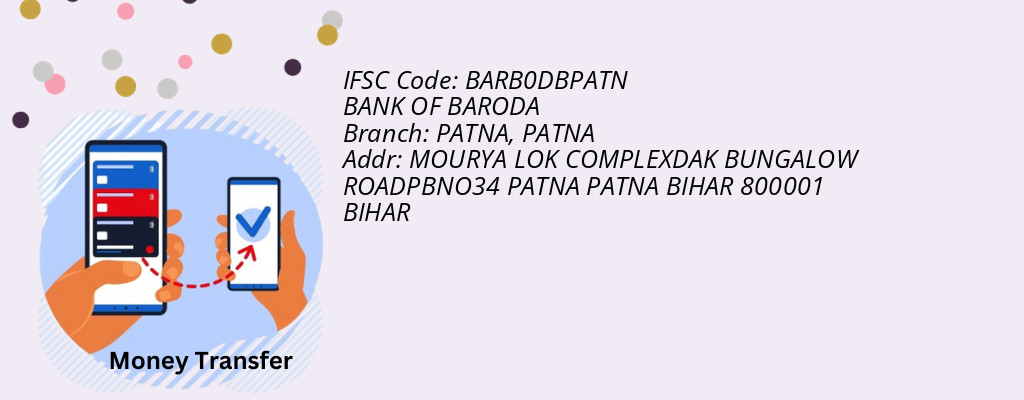 Find BANK OF BARODA IFSC Code PATNA - PATNA Branch