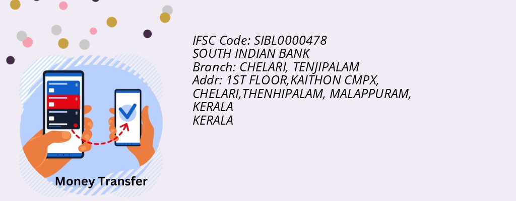 Find SOUTH INDIAN BANK IFSC Code TENJIPALAM - CHELARI Branch Find SOUTH INDIAN BANK IFSC Code TENJIPALAM - CHELARI Branch