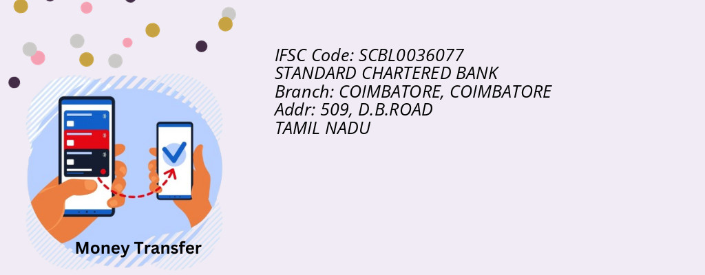 Find STANDARD CHARTERED BANK IFSC Code COIMBATORE - COIMBATORE Branch