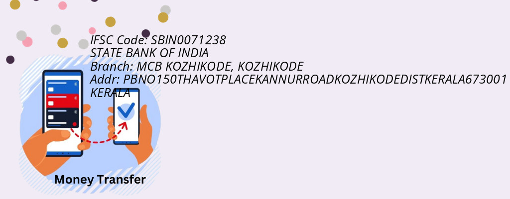 Find STATE BANK OF INDIA IFSC Code KOZHIKODE - MCB KOZHIKODE Branch