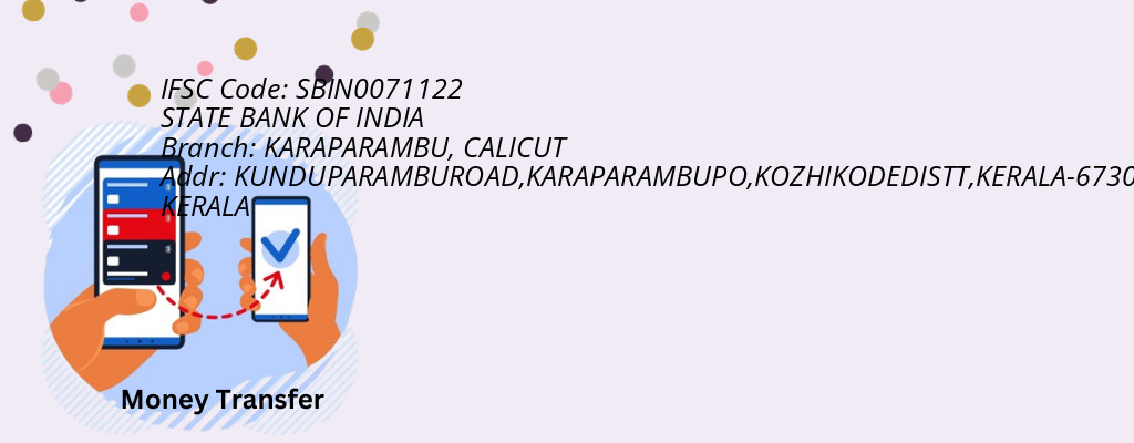 Find STATE BANK OF INDIA IFSC Code CALICUT - KARAPARAMBU Branch