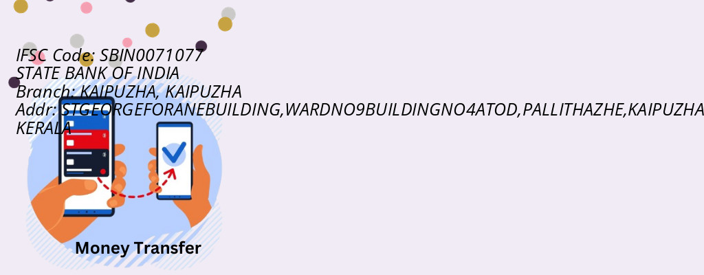 Find STATE BANK OF INDIA IFSC Code KAIPUZHA - KAIPUZHA Branch