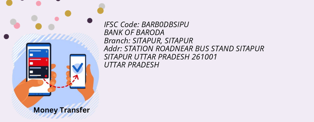 Find BANK OF BARODA IFSC Code SITAPUR - SITAPUR Branch