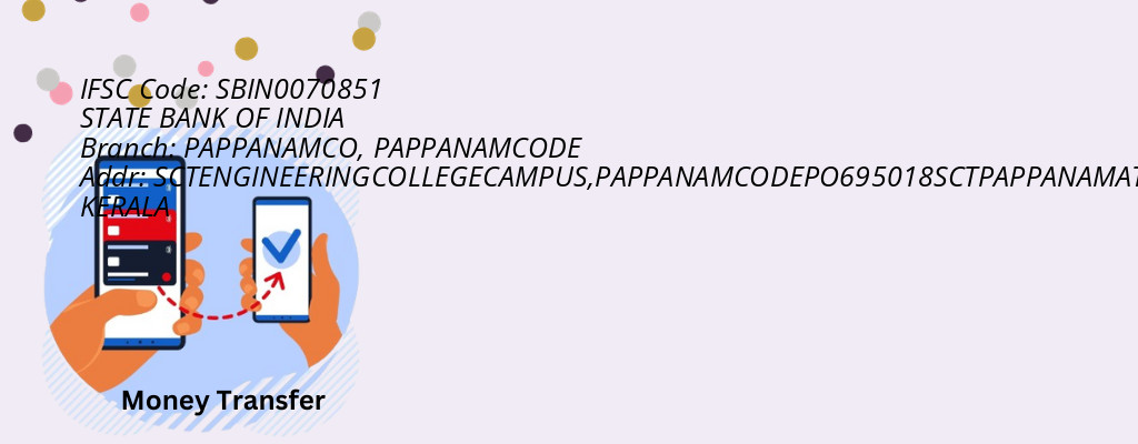 Find STATE BANK OF INDIA IFSC Code PAPPANAMCODE - PAPPANAMCO Branch