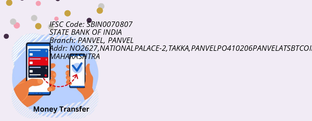 Find STATE BANK OF INDIA IFSC Code PANVEL - PANVEL Branch